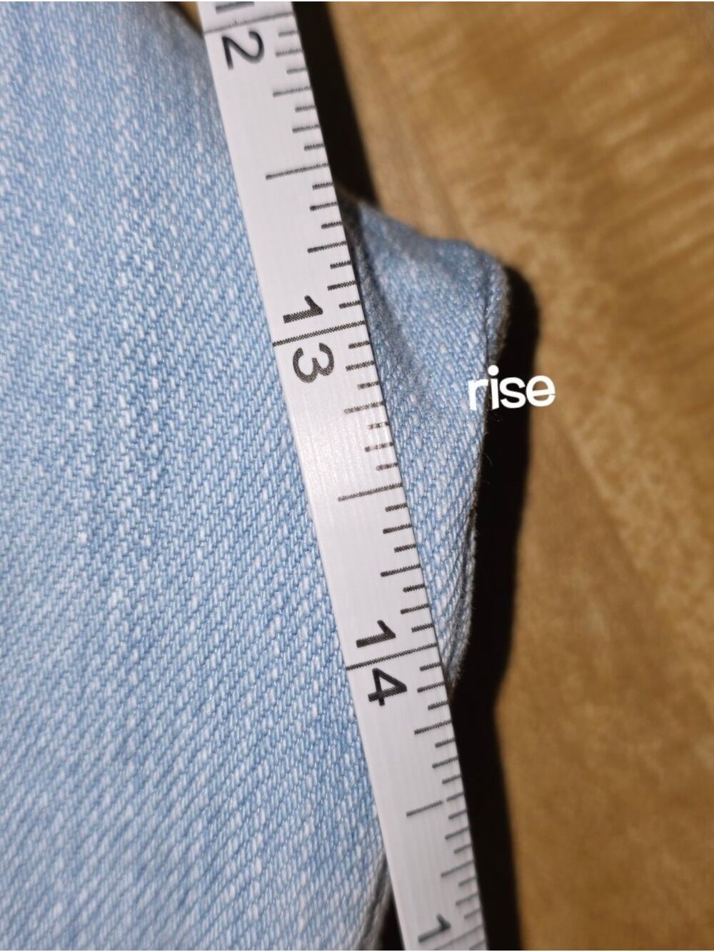 Gloria Vanderbilt Light Blue Straight Leg Jeans Size 16 #JEA7 - Picture 7 of 10
